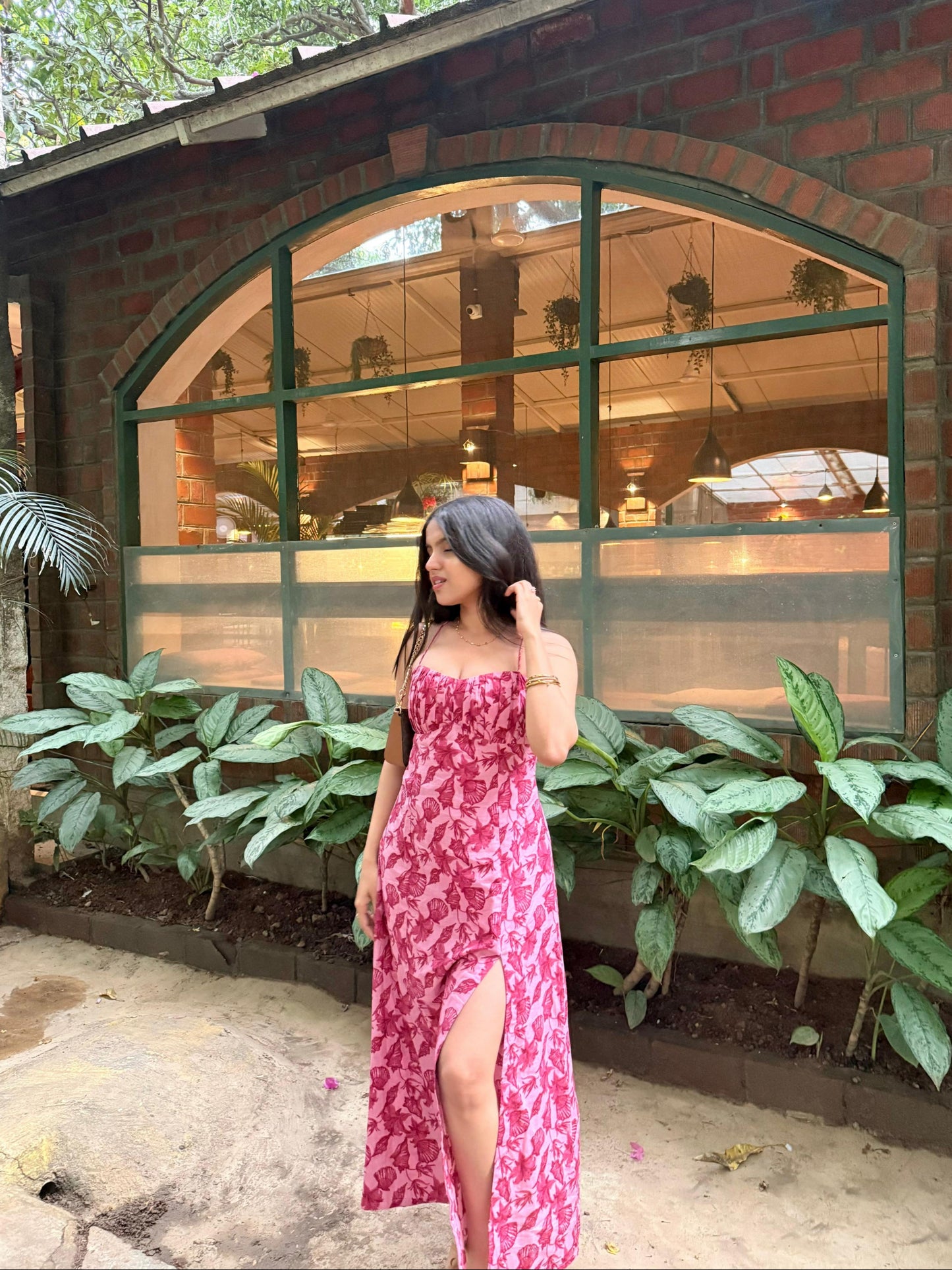 Blush Lily Slit Dress