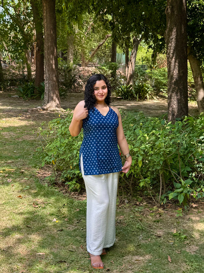 Saphire Sanjh Short Kurti