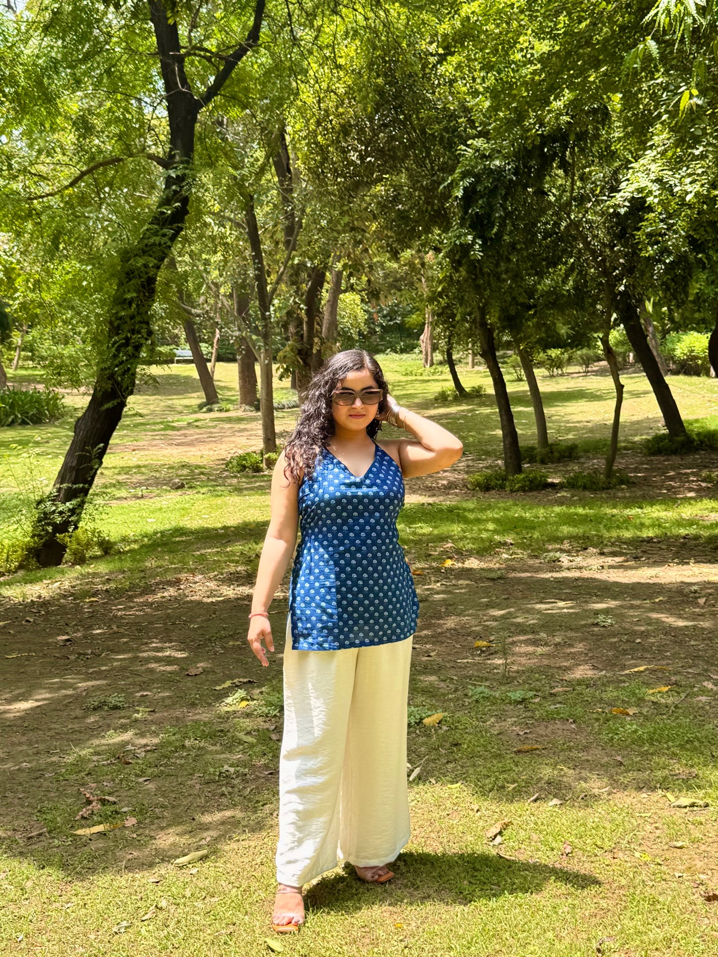 Saphire Sanjh Short Kurti