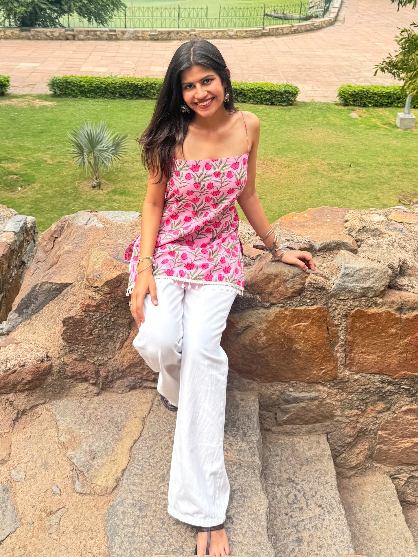 Pink Vani Short Kurti