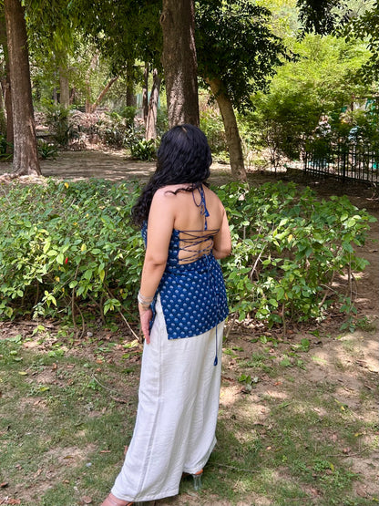 Saphire Sanjh Short Kurti