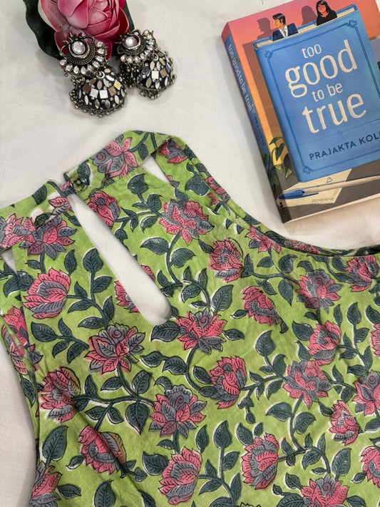 Baghni Floral Long Kurti