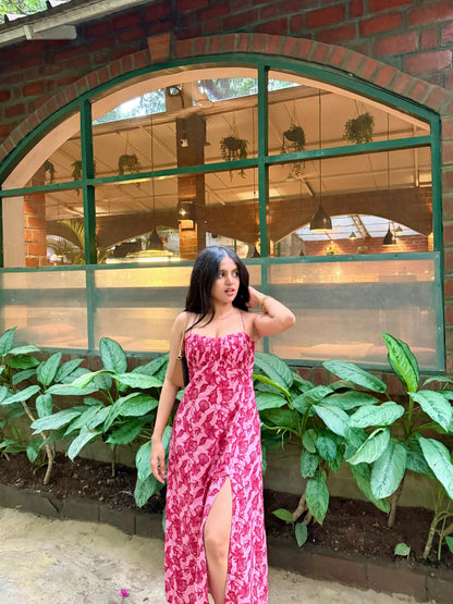 Blush Lily Slit Dress